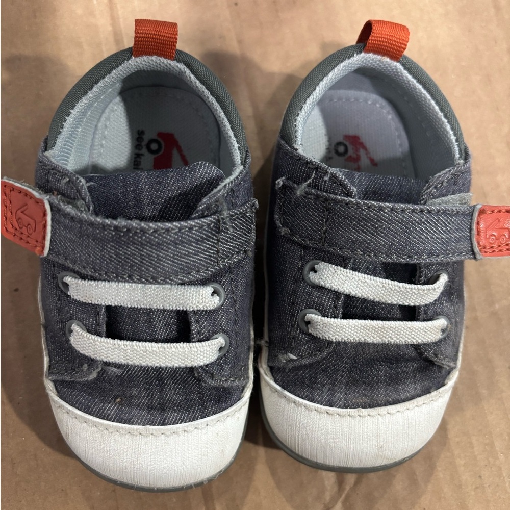 See Kai Run - Stevie mini gray denim 5.5
